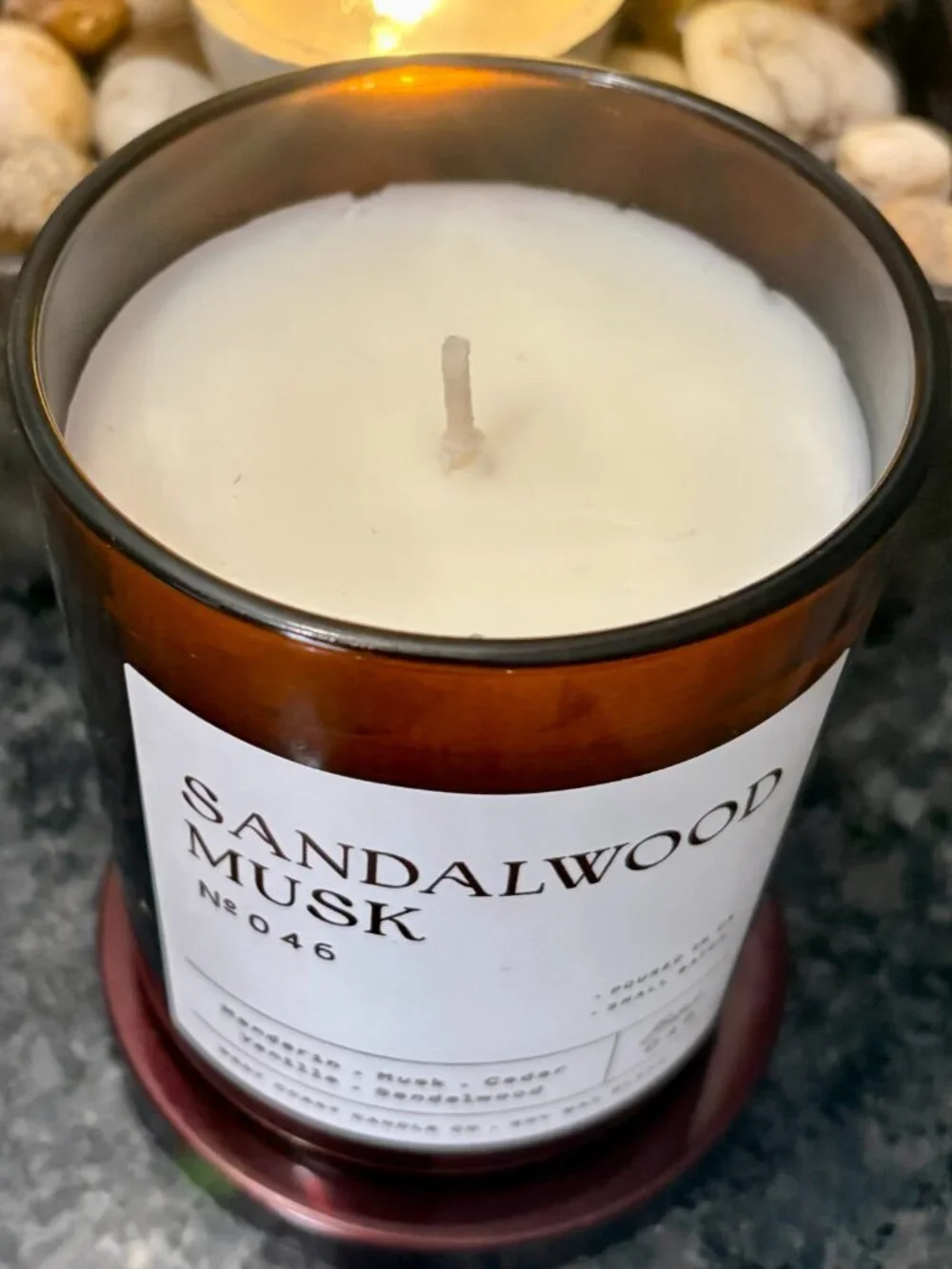 Leoben Co Sandalwood Musk Soy Candle 9 oz| Batch No. 046| New